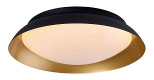 HAFSA LED 20W IP20 černá/zlatá 3000K 1080lm RABALUX 71188