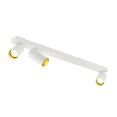 KAMI stropní přisazené svítidlo, 3x max. 10 W, GU10, bílá/zlatá SLV 1007734