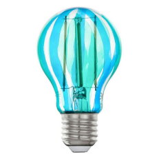 Světelný zdroj LM-E27-LED A60 6,5W BLAU/GRÜN EGLO 110167