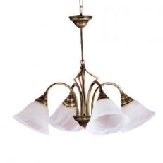 Lustr Stefano 4x60W E27 IP20 zašlá mosaz