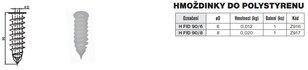 Hmoždinka FID 90 H FID 90/8 (plast) TREMIS Z917