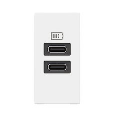 MOSN 2XUSB-C NABÍJEČKA 3A 1M BÍLÁ LEGRAND 077680L