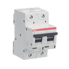 S802S-K6 jistič 2p char. K 6A s klecovou svorkou 50kA ABB 2CCS862001R0067