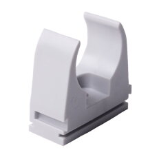 Příchytka pro trubky EN pr. 32 mm, světle šedá. KOPOS 5332_KA