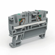 Pružinová řadová svorka push-in EFC.4/GR šedá MOREK EFC400GR