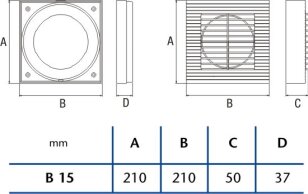 Okenní souprava B-15 CATA 01930000