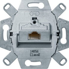 Zásuvka datová, RJ 45, FTP, Cat.6/ Class E, modul přístroje HAGER WDF410766