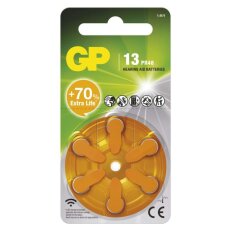 Baterie do naslouchadel GP ZA13 (PR48) GP BATTERIES B35136
