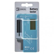 Univerzální tester baterií (AA, AAA, C, D, 9V, knoflíkových) EMOS N0322
