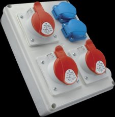 SEZ-CZ ROS 1603 Zásuvková kombinace 3x1653+2x230V