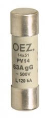 PV14 2A aM Pojistková vložka AC690V/DC250V vel.14×51 motorová OEZ:06715