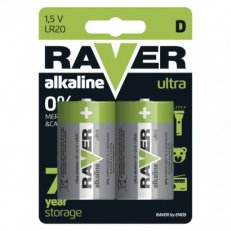 RAVER alkalická baterie D (LR20) /1320412000/ B7941