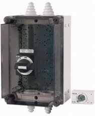 Eaton 104645 Skříň IP65,rukojeť černo/šedá,uzamyk,NZM1,do 160A NZM1-XCI43/2-TVD