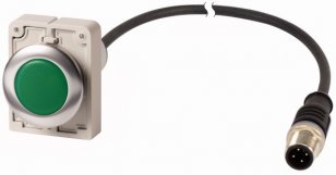 Eaton C30C-FL-G-24-P5 Kompaktní zapuštěná signálka, 24V AC/DC, zelená