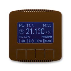 Termostat univerzální programovatelný 3292A-A10301 H hnědá Tango ABB