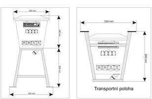 Rozváděč staveništní HM422/FI/P -černý ABL HM422/FI/P CERNY