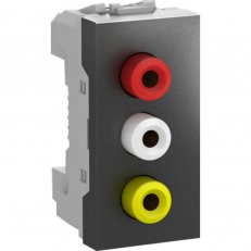 MGU3.431.12 3 RCA konektory, grafit