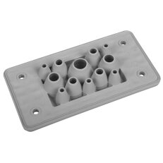 Průchodová deska MH10 F12-1 (IP66) šedá MOREK MBA8N12X10