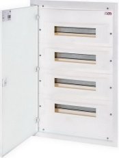 Zapuštěná rozvodnice s plechovými dvířky ERP18-4 72M (4x18) IP40 ETI 001101214