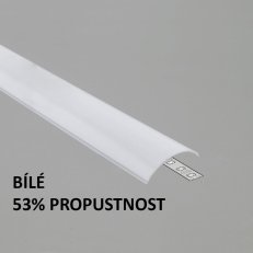 FKU-PL30d-KLIK-2M-W Plexi L30d KLIK bílé oblé pro FKU95, 2m FK TECHNICS 4738313