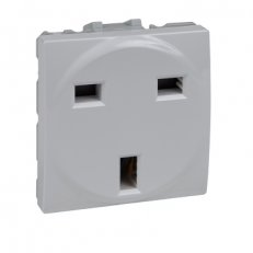 Unica Zásuvka 230V 2P+E 16 A, britská, Polar SCHNEIDER MGU3.045.18