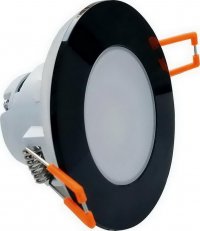 Vestavné LED svítidlo typu downlight LED BONO-R Black 8W NW 580lm