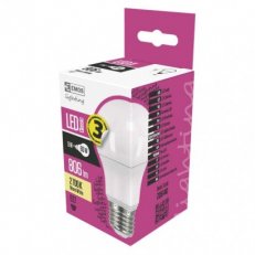 LED žárovka Classic A60/E27/8,5 W (60 W)/806 lm/teplá bílá EMOS ZQ5140