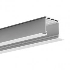 LED profil do sádrokartonu KLUŚ LARKO stříbrná anoda 3m ALUMIA B5552|3m