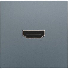 Zásuvka HDMI-HDMI-ALU STEEL GREY NIKO 220-69417
