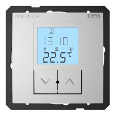 Bezdrátový regulátor teploty (polosestava-hliník) RFTC-150/G hliník ELKO EP