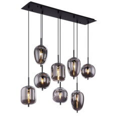 Závěsné svítidlo BLACKY černá 8xE14, max. 40W 230V GLOBO 15345-8