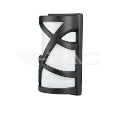 Garden Wall Lamp E27 Matt Black,  VT-745