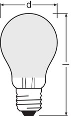 Světelný zdroj LEDVANCE LED CLASSIC A P 11W 827 Frosted E27