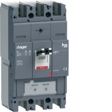 Kompaktní jistič h3+ x630 TM 40 kA, 3-pólový, In 630 A HAGER HNJ630DE