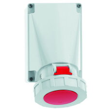 Zásuvka nástěnná 63A 5p 400V IP67 6h BALS 1112