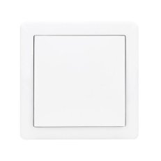 Vypínač Slim č. 7 křížový, bílý SOLIGHT 5B114