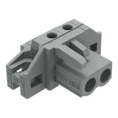 Pružinová svorkovnice THT úhlová 5 mm šedá 2pól. WAGO 232-232/031-000