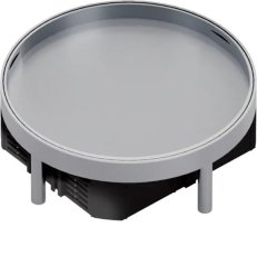 Přístrojové nerezové víko plné R06 pro podlahovou krytinu výšky 15 mm EKR060BL15