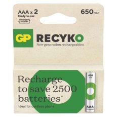 Nabíjecí baterie GP ReCyko 650 AAA (HR03) GP BATTERIES B25162