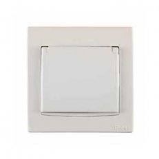 Schneider AYA2800323 Zásuvka 2P+PE, 230V/16A, clonky, IP44, cream