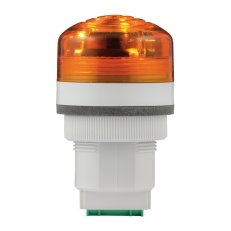 Svítidlo se zvukovým signálem P40 A LED 12/24V ACDC IP65 85 dB M30 oranžová