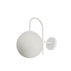 Přisazené svítidlo se skleněným stínidlem OSMONT ANCHA 2 7W IP40 E27 bílá