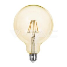 LED Bulb 12W Filament E27 G125 Amber Cover 2200K VT-2143 V-TAC SKU217456