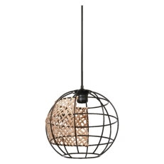 Závěsné svítidlo Decor Cage Globe Pendant E27 Black LEDVANCE 4058075838116