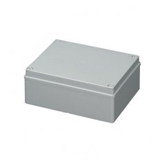 Rozbočovací krabice na omítku, IP56, 100x100x50mm, šedá HL SYSTEM HL 410C4