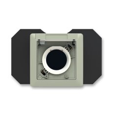 ABB ZONI Zásuvka centrálního vysávání, olivová/bílá 5530T-C67107 143