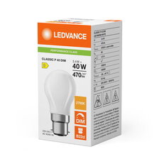 Světelný zdroj LED CLASSIC P DIM P 3.4W 827 Frosted B22d LEDVANCE 4099854439179