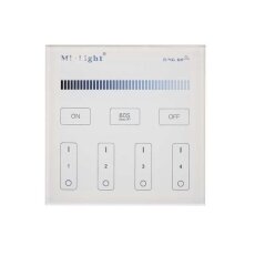 Bezdrátový LED kontroler Mi-Light SURFACE PANEL RF 2.4G 4 ZONES MONO GXLS732