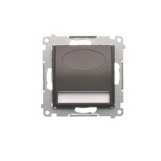 LED osvětlení 230V, 0.9 W, 4200 K, hnědý, matná DOSB.01/46