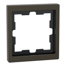 Rámeček Merten D-Life kov, jednonásobný, mocca, kov SCHNEIDER MEG4010-6552